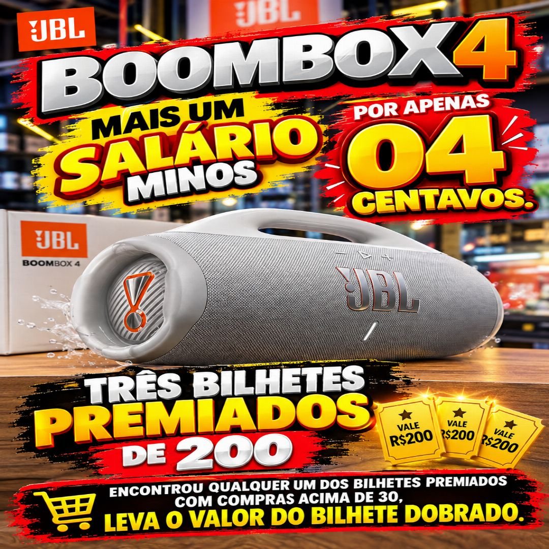 Boombox4+ 1 salário mínimo